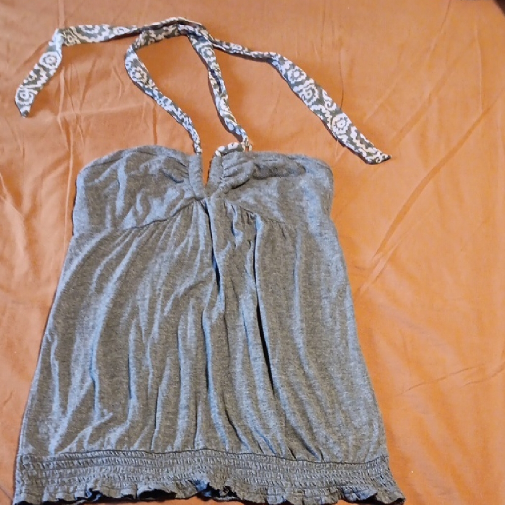 AE STRAPLESS TOP W/ TIE SIZE L